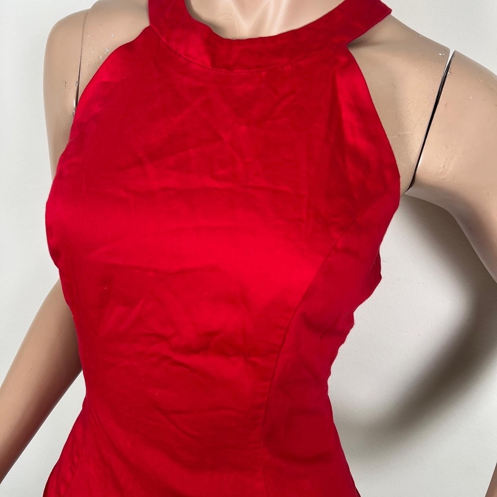 Pinup Couture Hot Pink Halter Top - Picture 4 of 4